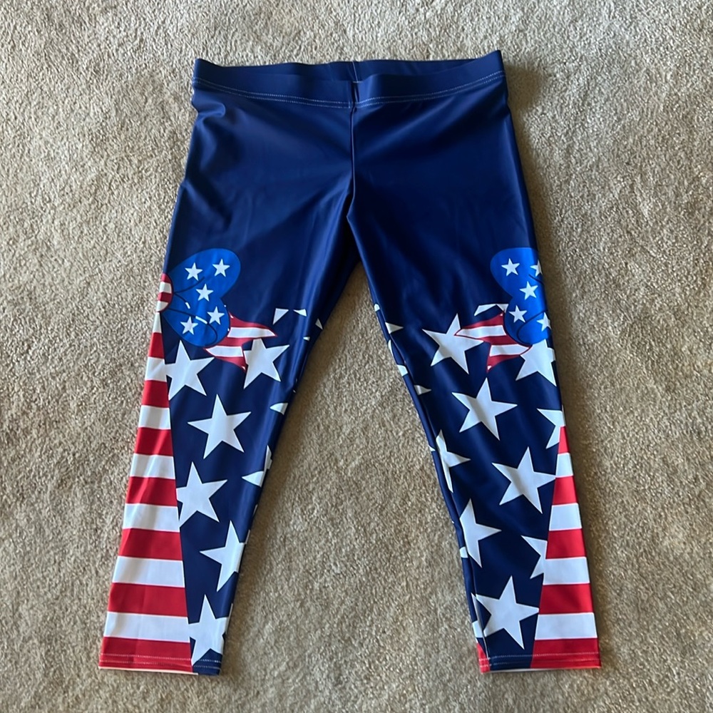 🤍5/$20 Patriotic Leggings
